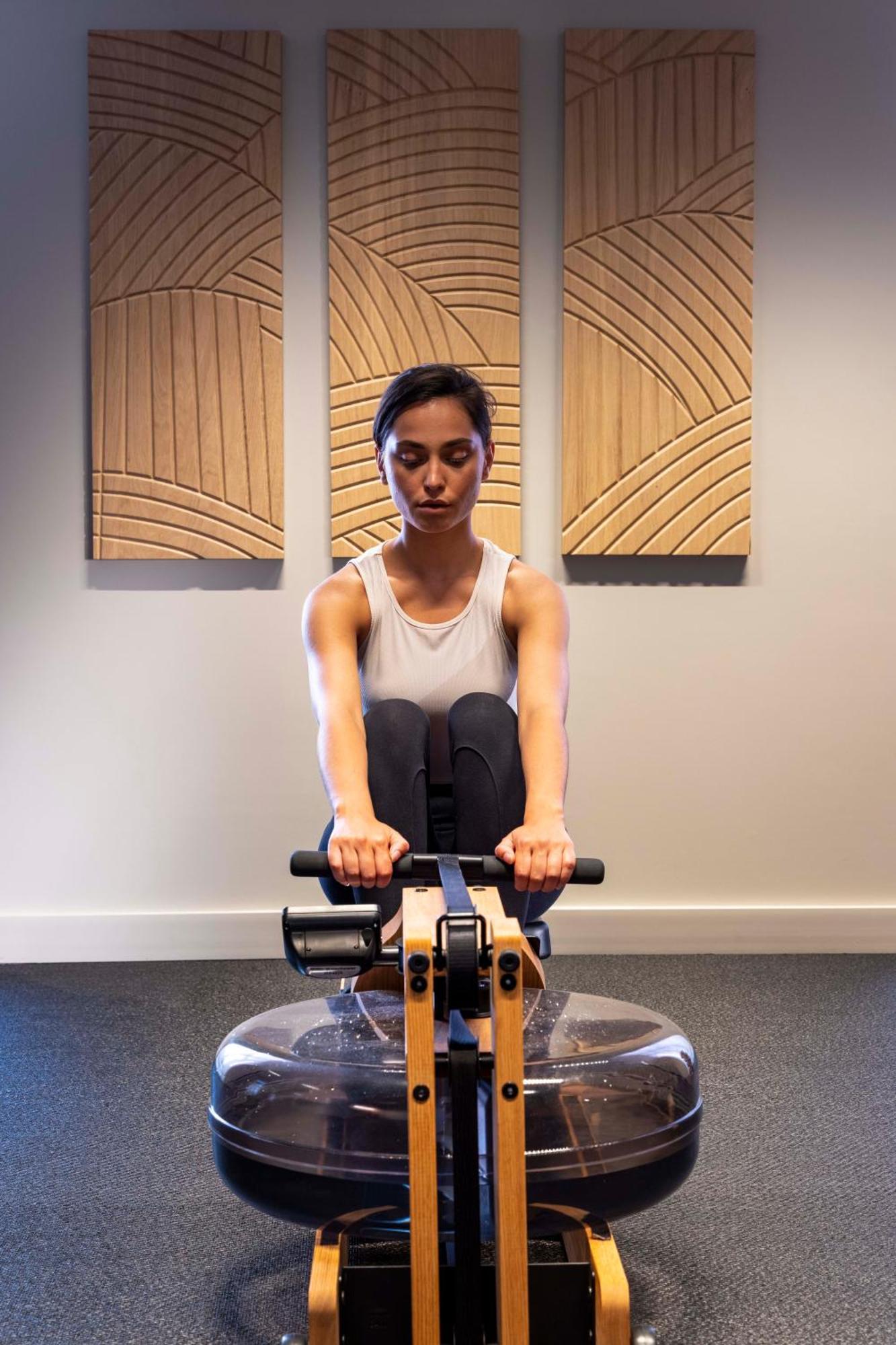 Maison Rouge Strasbourg Hotel & Spa, Autograph Collection Exterior foto A woman on a rowing machine